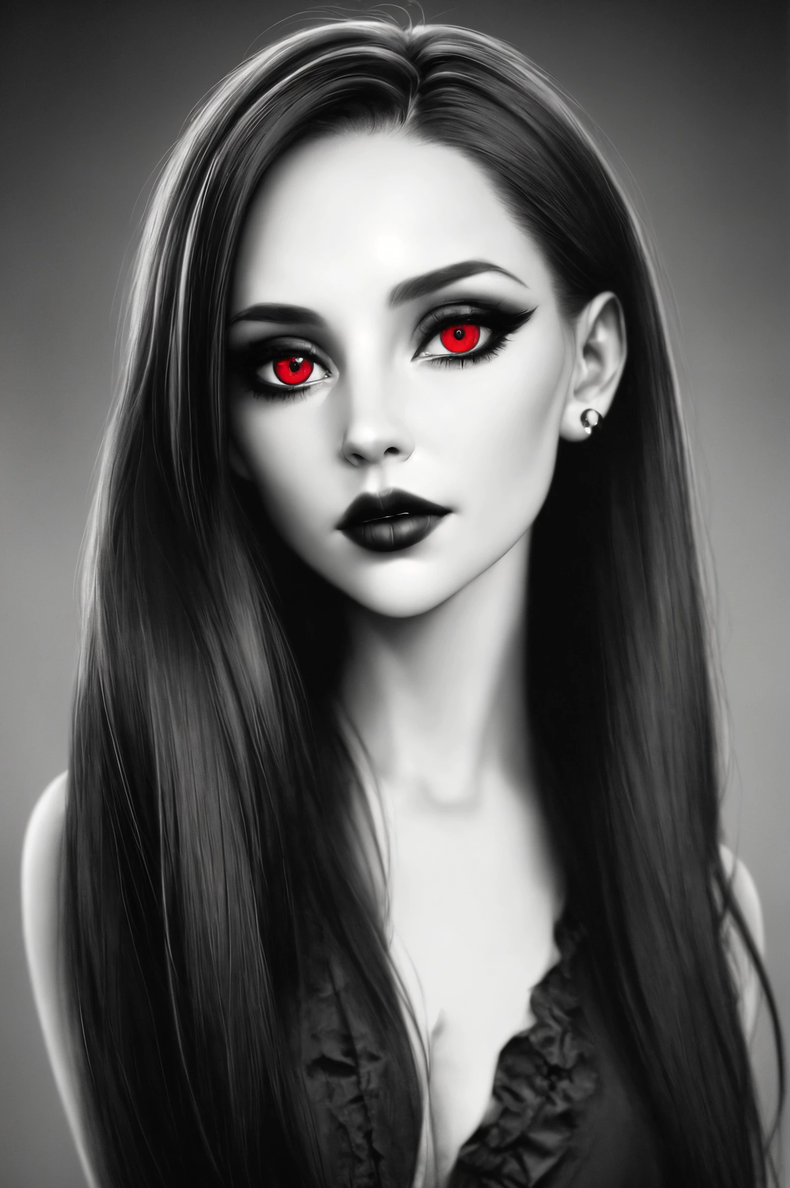 (dark:1.4), deep shadow, darkness, (moonlight:1.3), award winning photo, extremely detailed, amazing, fine detail, absurdres, highly detailed woman, extremely detailed eyes and face, piercing red eyes, detailed clothes, skinny, (gothic), twintails, bangs, frills, skirt,red hair, by lee jeffries nikon d850 film stock photograph 4 kodak portra 400 camera f1.6 lens rich colors hyper realistic lifelike texture dramatic lighting unrealengine trending on artstation cinestill 800 tungsten, Style-Neeko