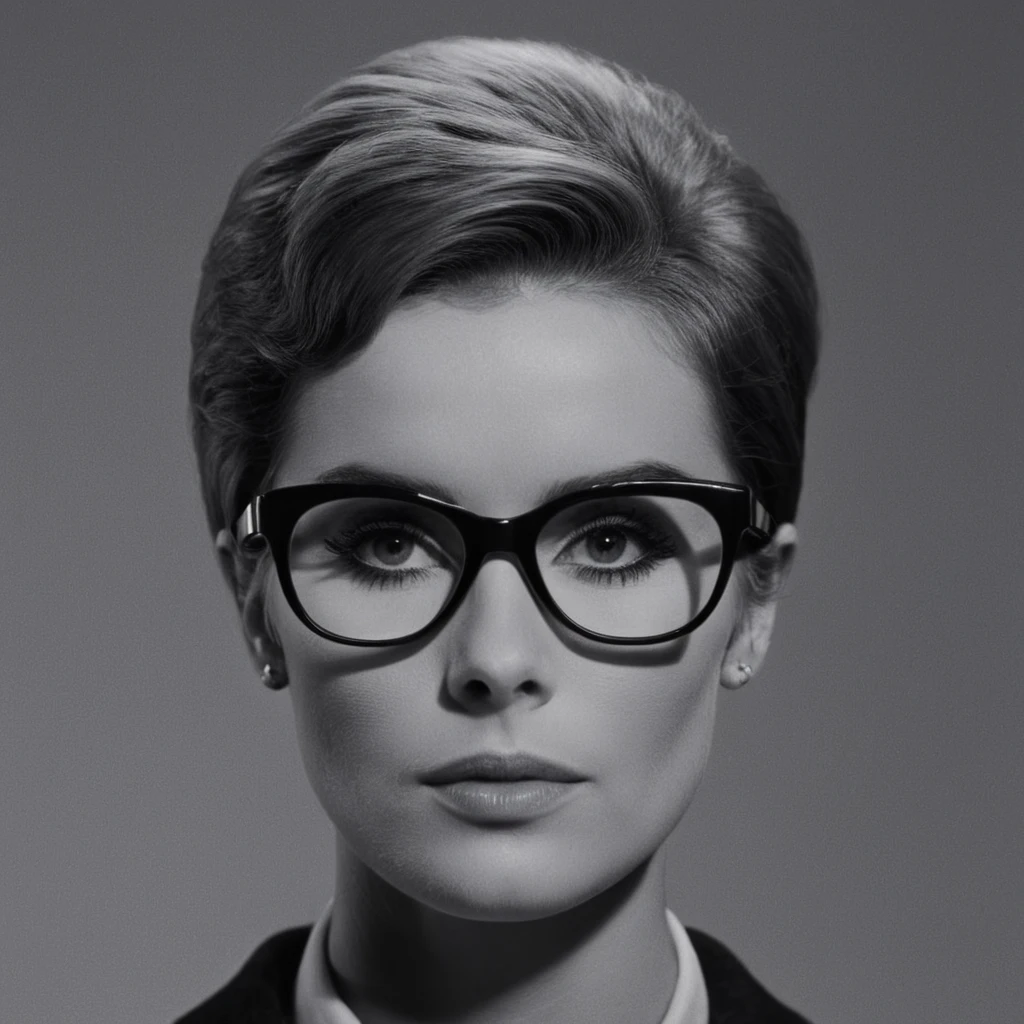 cinematic film still of <lora:1960's style:1>
Closeup, In the 1960's a woman with a pair of glasses on her head,solo,looking at viewer,simple background,1boy,monochrome,greyscale,male focus,glasses,grey background,mask,portrait,realistic,domino mask ,realistic,realism, detailed, perfection,perfect,filmic,retro,vintage,classic,different haircut,different look,different style,1960's style , 1960 style, shallow depth of field, vignette, highly detailed, high budget, bokeh, cinemascope, moody, epic, gorgeous, film grain, grainy