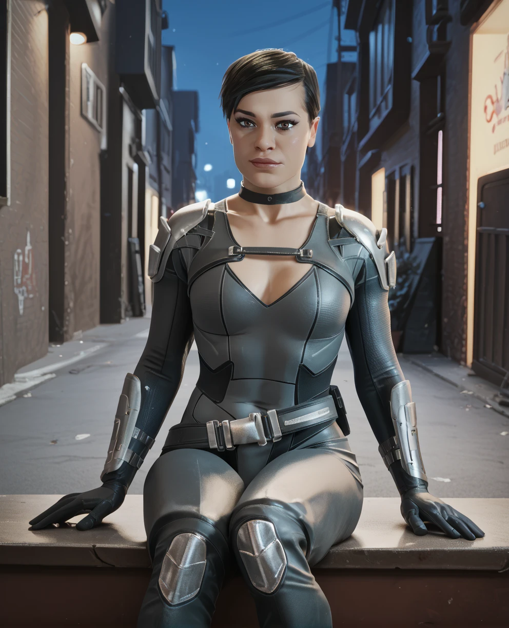 score_9,score_8_up,score_7_up,
selinak,black hair,brown eyes,looking at viewer,armor,gloves,bodysuit,choker,belt,
night,Gotham city,alley,solo,
steps,sitting,
solo,<lora:catwoman181>,