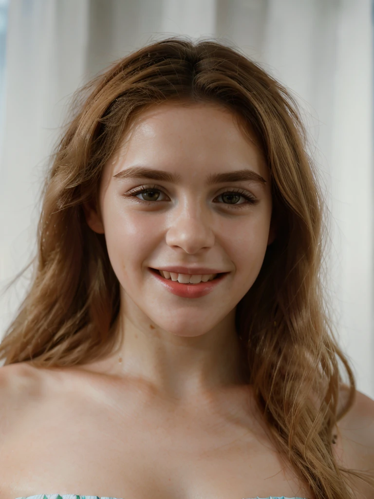 A beautiful k13rn4ns woman,1girl,solo,long hair,smile,blue eyes,(((blonde hair))),teeth,artist name,lips,portrait,realistic,nose,soft lighting, professional Photography, Photorealistic, detailed, RAW, analog, sharp focus, 8k, HD, high quality, masterpiece<lora:k13rn4ns:1.0>