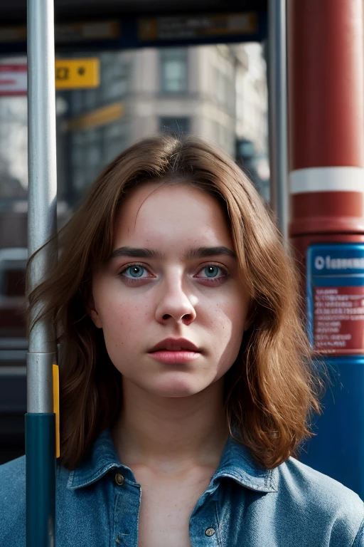 <lora:KristaKass:1>, full color portrait of a young woman, waiting for a bus in moscow, natural light, epic character composition,by Janice Sung, alessio albi, Diego Fernandez, Alexis Franklin, Daniela Uhlig, Jana Schirmer, sharp focus, subsurface scattering, f2, 35mm, film grain