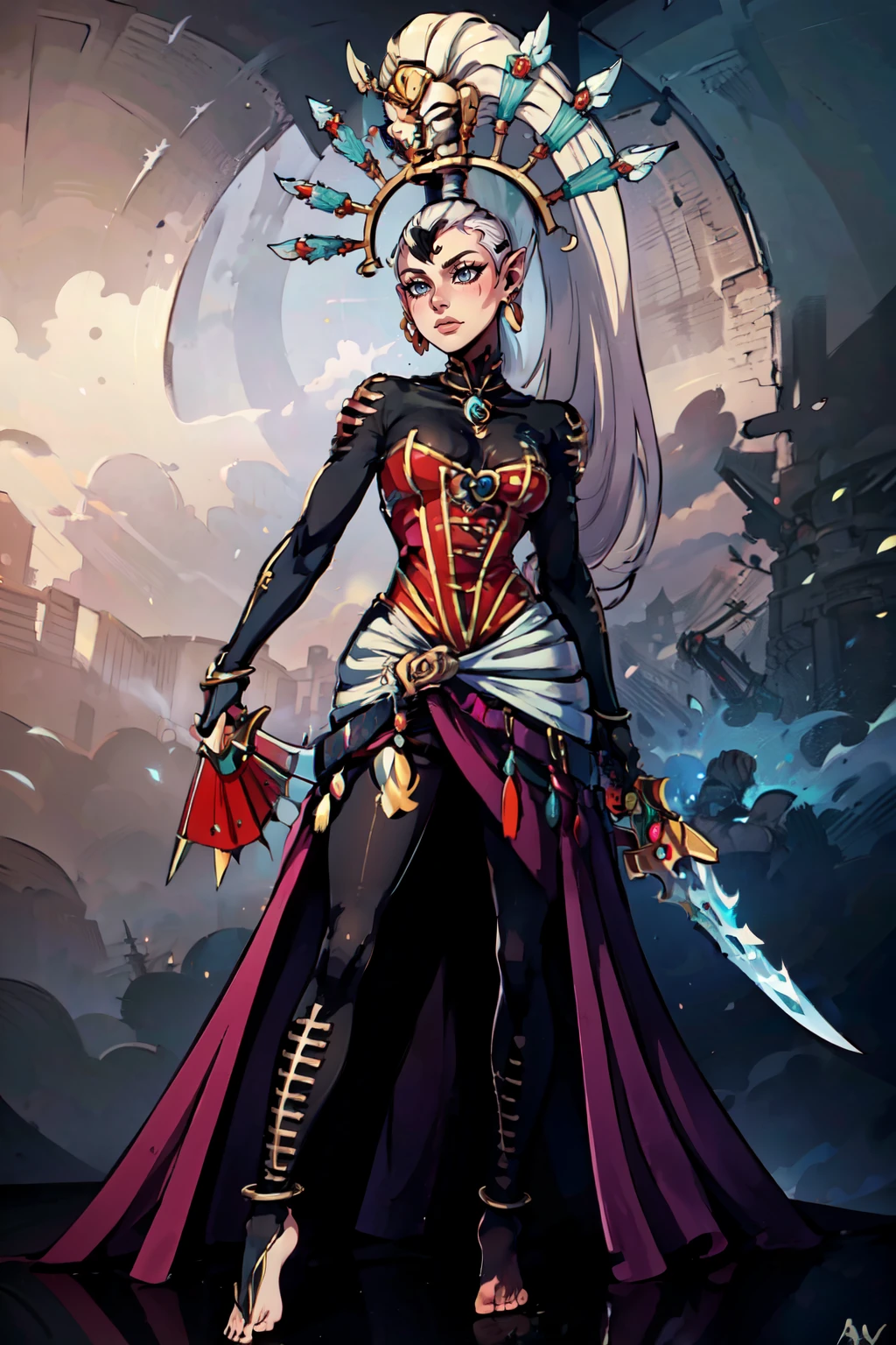 Yvraine: Emissary of Ynnead (Warhammer 40k) [Illustrious & Pony] V2