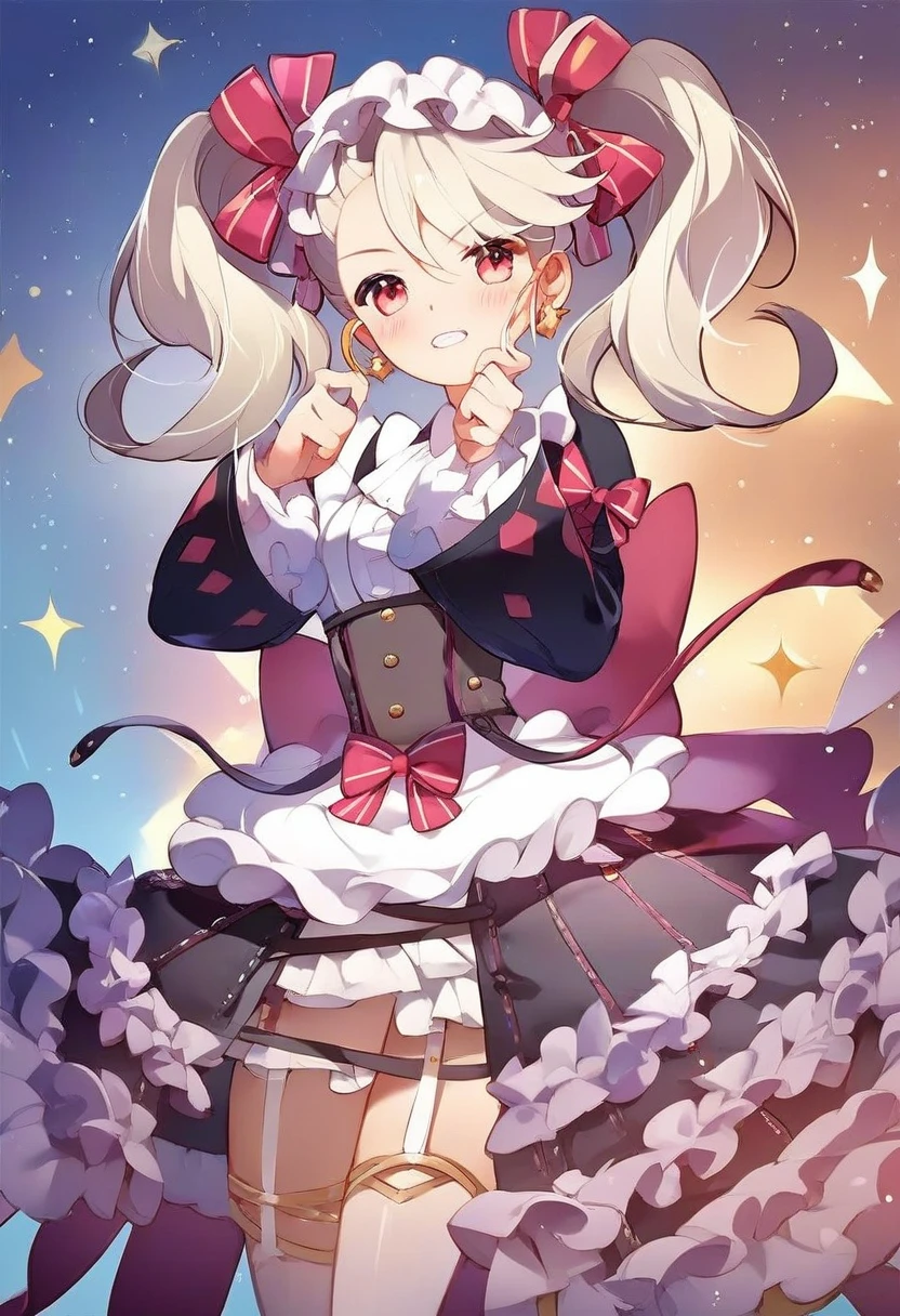<lora:Maid_Chloe_-_Epic_Seven:1> e7 mchloe, score_9, score_8_up, score_7_up, score_6_up, score_5_up, score_4_up, hd, (ultra hd quality details), 8K, source_anime, Illustration, official artwork, anime style, wallpaper, official art, rating_explicit