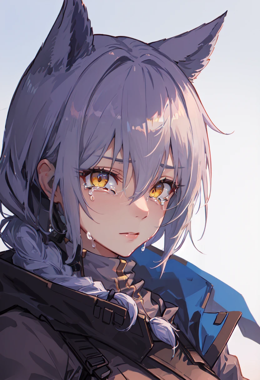 best quality, masterpiece, highres, solo, (provence_arknights:1.10), crying, sobbing, tears, portrait, looking at viewer, 30 <lora:provence_arknights:0.80>