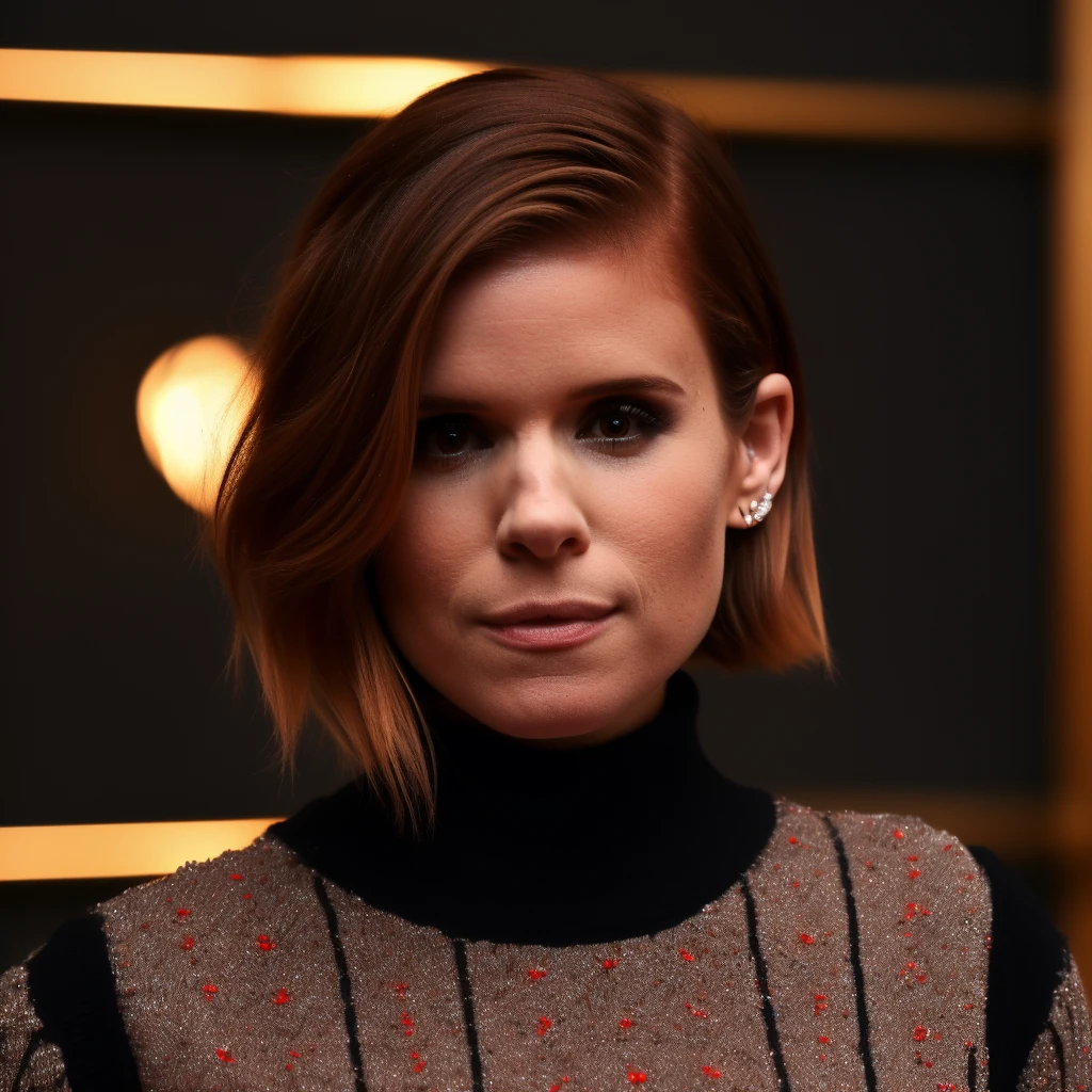 Best_QualityPos, RAW photo, intricate details, best quality, 8k uhd, soft lighting, 1girl, solo, kate mara, short hair, red hair, brown hair, black turtleneck sweater <lora:Kate_Mara:0.7> <lora:exposure_control_v10:-0.4>