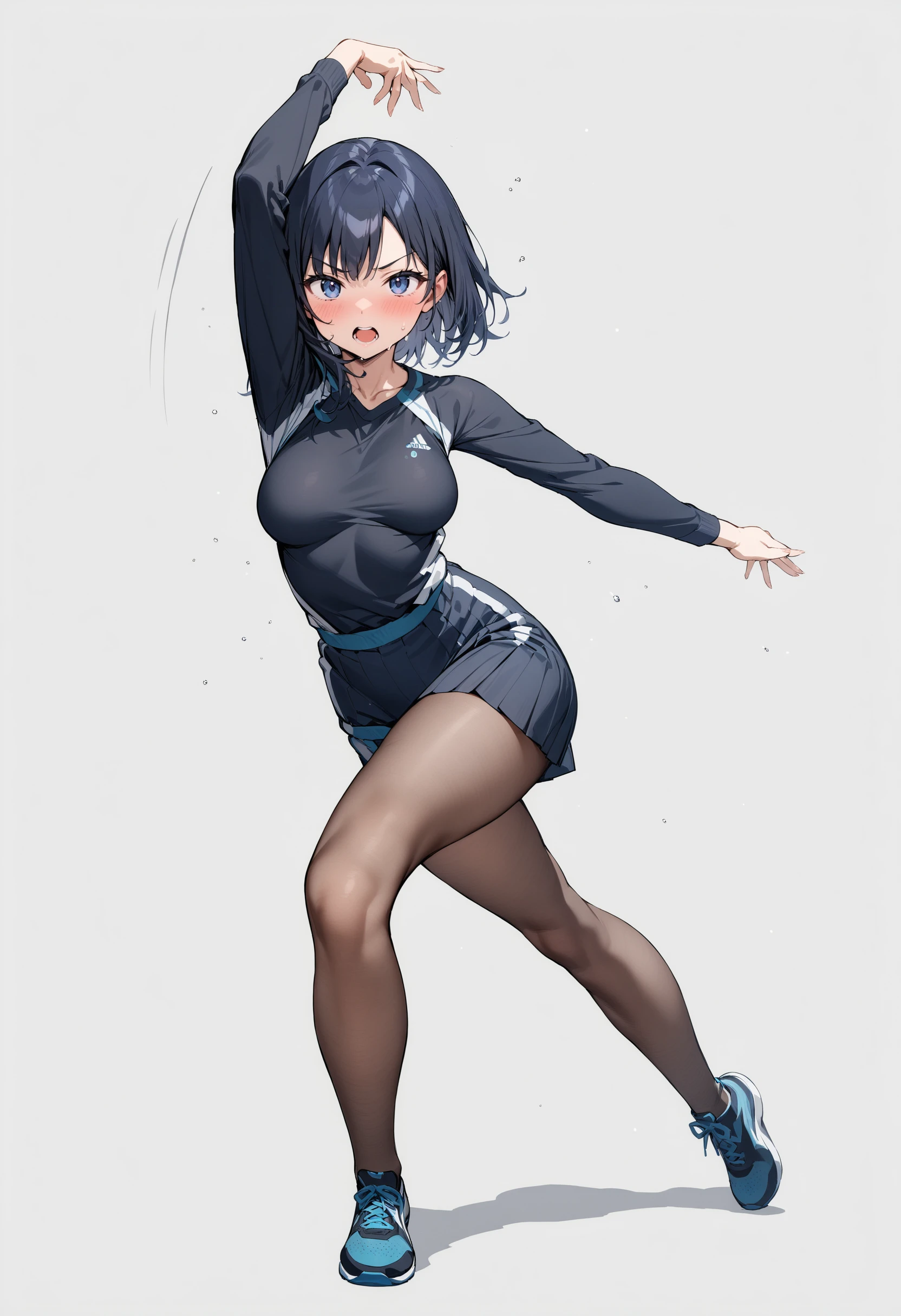 <lora:xl_anime_girl_throwing_things_(meme)(a3.1)-000017:1>,throwing things pose,1girl,full body,, masterpiece,best quality,