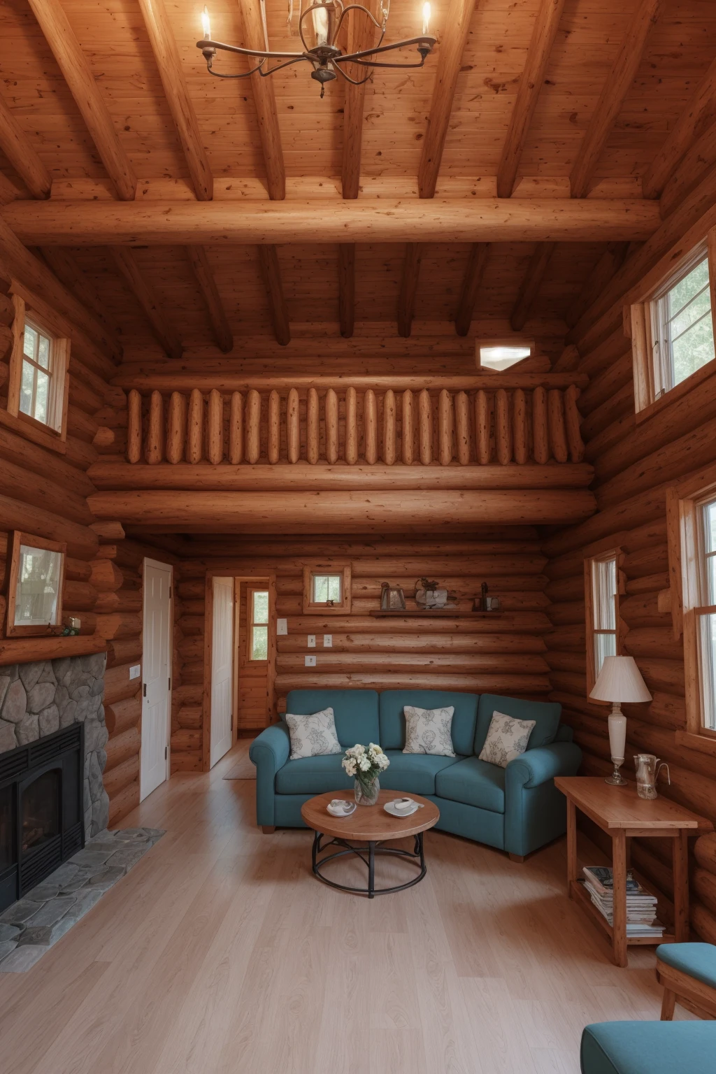 tilt-shift photo of, (Cabin:1.2) , Serious, in a Fantasy setting, Sharp and in focus, Neo-Dadaism Art, High Shutter Speed, Canon 5d mark 4, Selective focus, portrait art by Steven Meisel, selective focus, miniature effect, blurred background, highly detailed, vibrant, perspective control