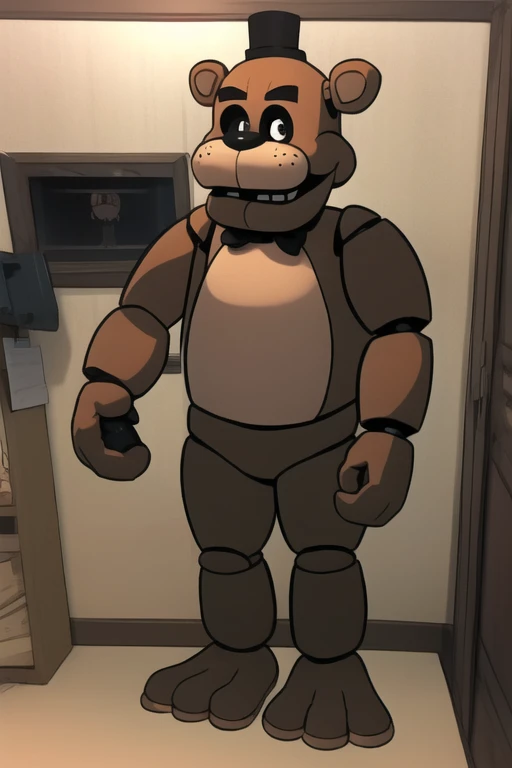 <lora:tart-03:1> tart, , forest, full body, <lora:fnaf-freddy:1> freddy, masterpiece, best quality
