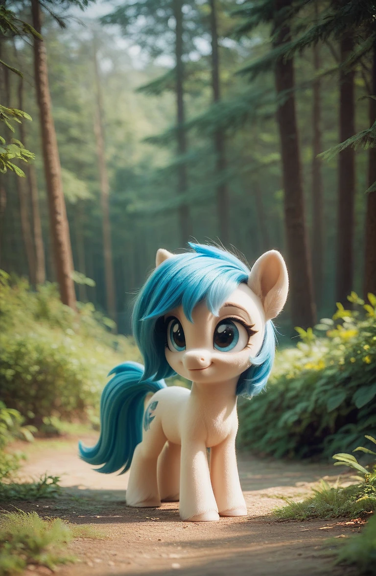score_9, score_8_up, score_7_up, pony, 1girl, Smile, forest, cozy, cute, 8k, hd, photo