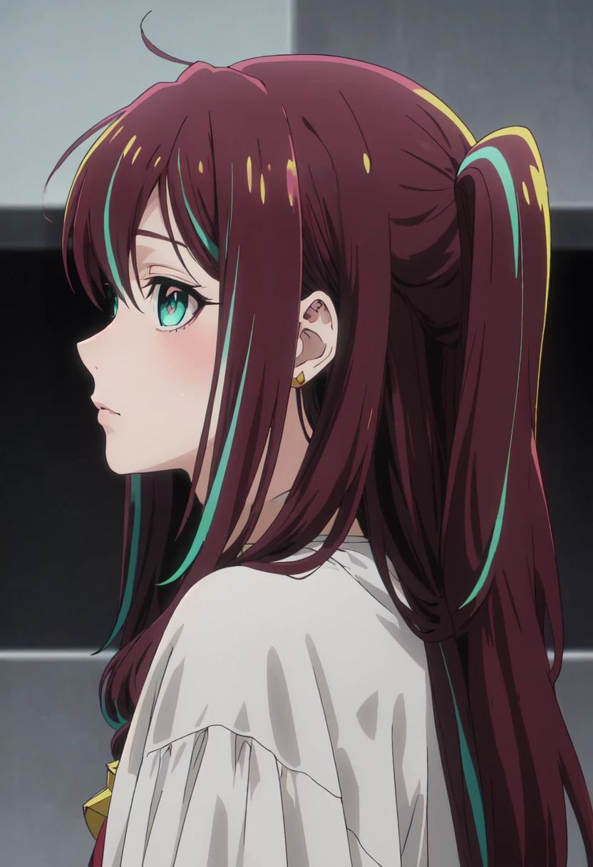 (safe:1.10), best quality, masterpiece, highres, solo, (matama_akoya_mahoushoujoniakogarete:1.10), profile, from side, upper body, anime_style, 25 <lora:matama_akoya_mahoushoujoniakogarete:0.80>
