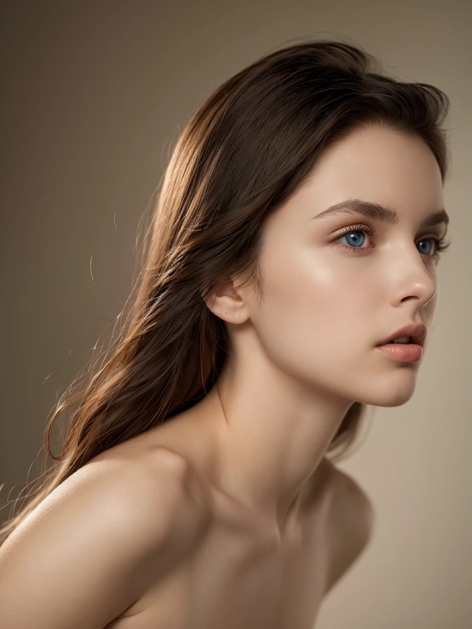 Beauty model医美模特-精修半身女生像