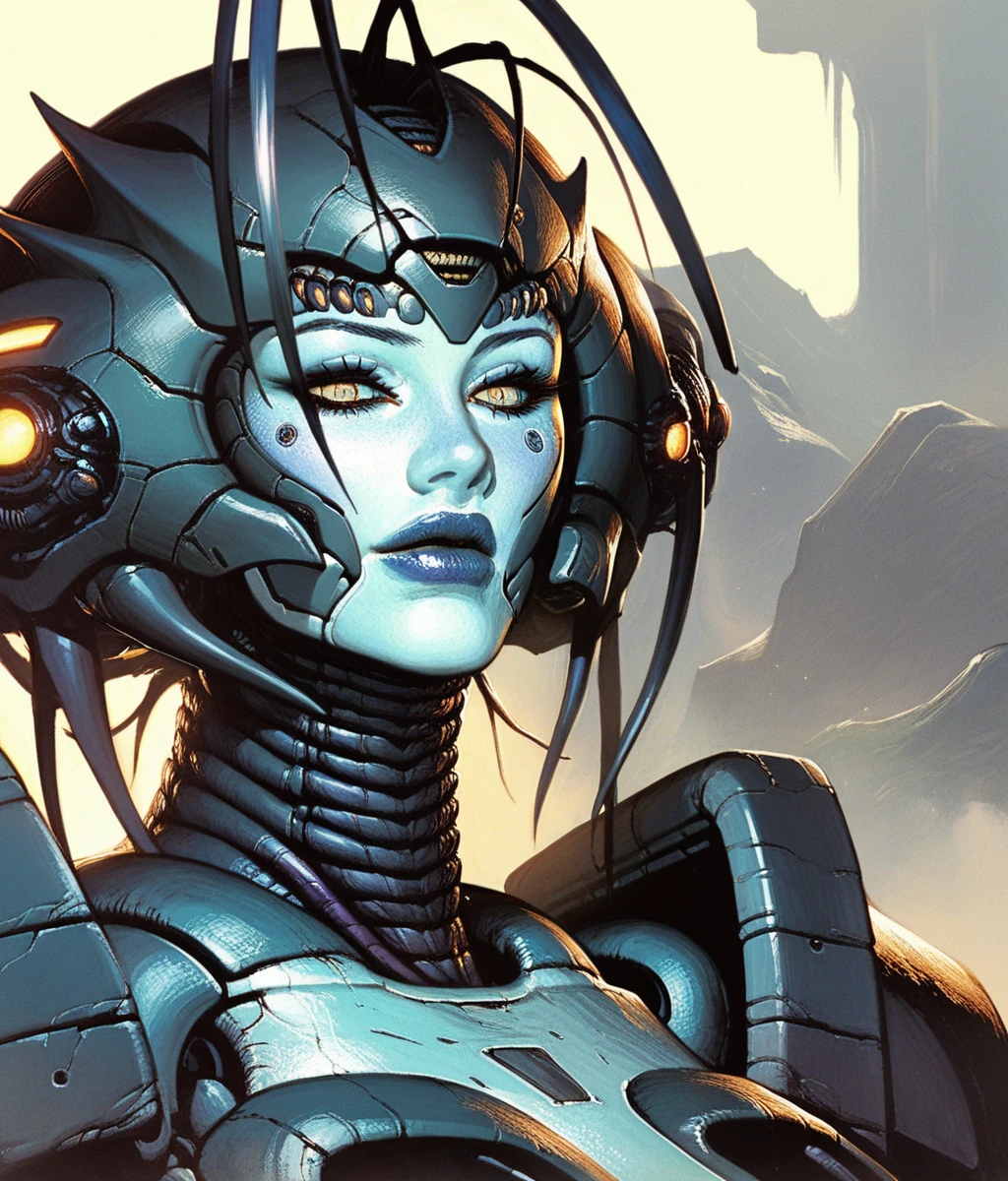 monstergirl, retroscifi, massive lips, mucus, antenna, cyborg, scales, anime
score_8_up <lora:Retroscifi-Pony1-000011:1>