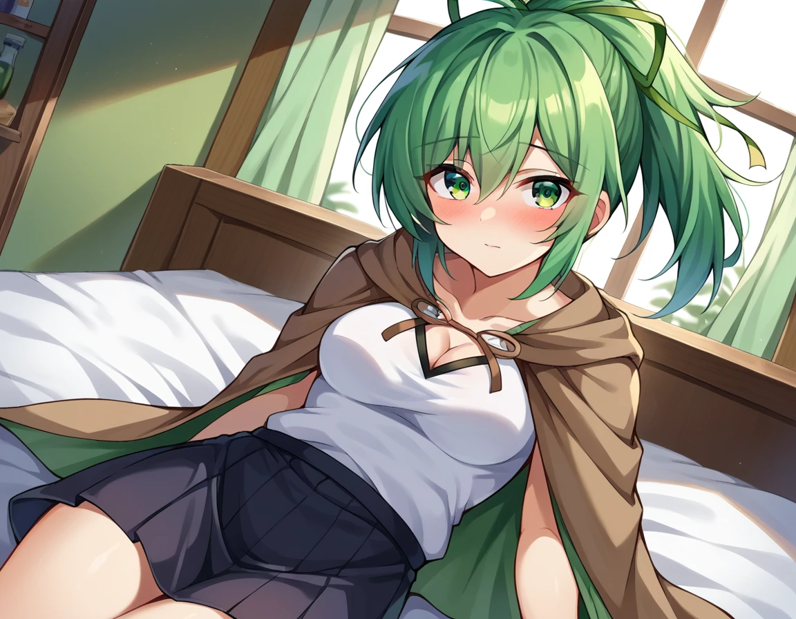 masterpiece,young girl,green hair,green eyes,komeiji koishi,short hair nude pussy spread vaginal sex 1boy penis nsfw close up