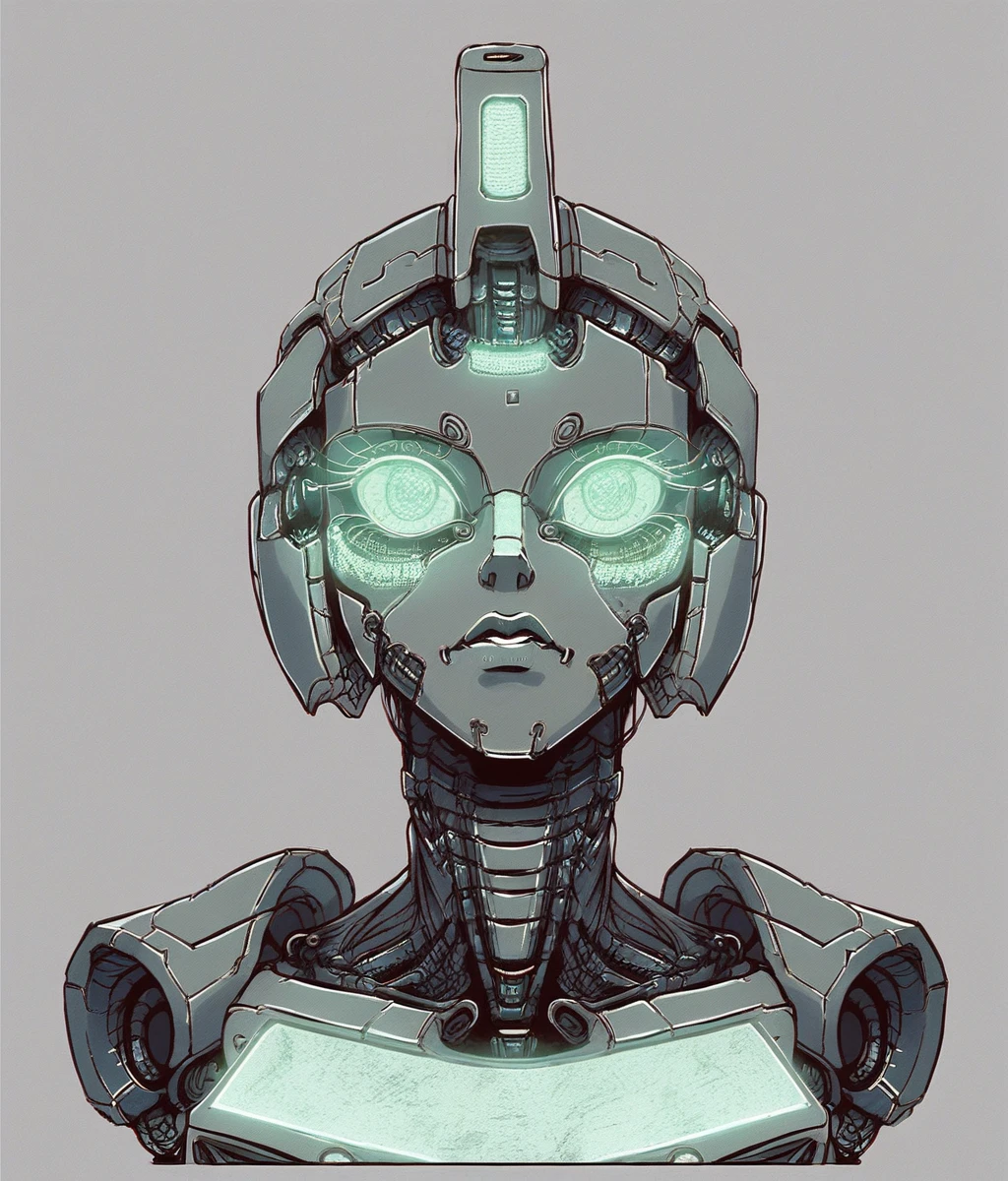 a sexy robot girl, futuristic cyborg woman, highly detailed cyberpunk portrait, beautiful glowing robotic eyes, intricate metal and circuitry facial features, glossy metallic skin, sleek futuristic armor, advanced machinery body parts, dynamic pose, dramatic lighting, neon cyberpunk city background, cinematic composition, photorealistic, 8k, high resolution, masterpiece