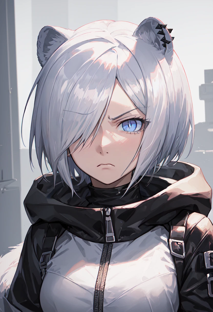 best quality, masterpiece, highres, solo, (shirayuki_arknights:1.10), angry, annoyed, portrait, looking at viewer, 25 <lora:shirayuki_arknights:0.80>