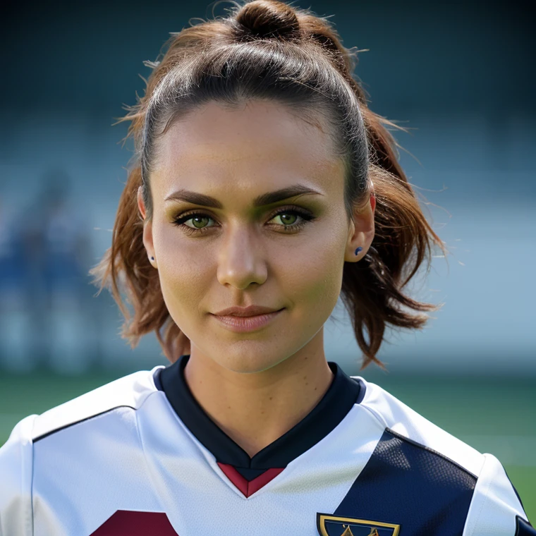 <lora:Jessica Chobot:1>lora , Footballer headshot