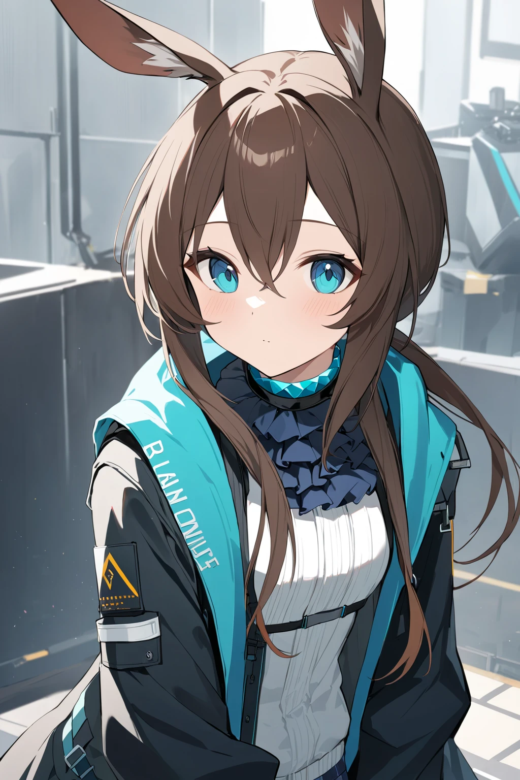 1girl, solo, amiya \(arknights\), arknights,
best quality, absurdres, newest