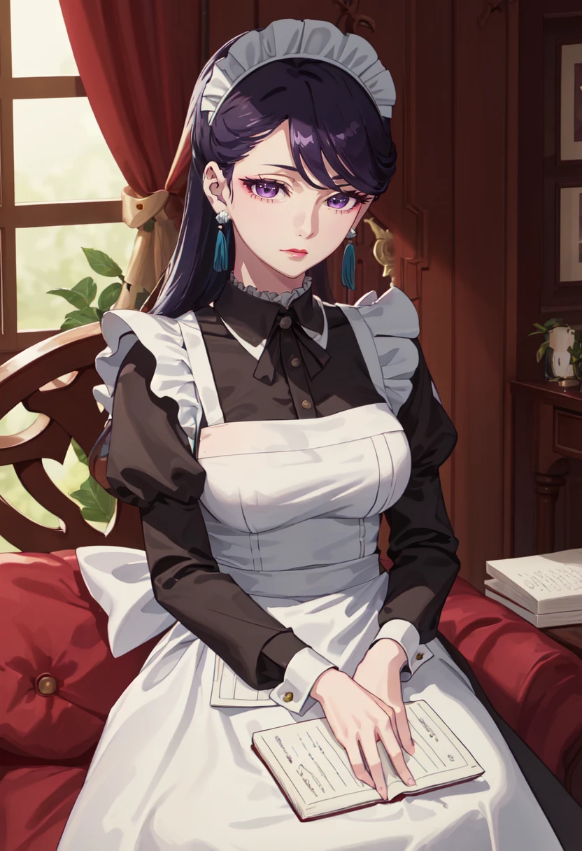 best quality, masterpiece, highres, solo, (lihua_theapothecarydiaries:1.10), (maid:1.40), (long maid dress:1.15), anime_style, 14 <lora:lihua_theapothecarydiaries:0.80>