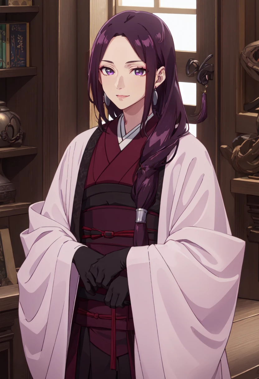 best quality, masterpiece, highres, solo, (ah_duo_theapothecarydiaries:1.10), 1girl, hanfu, jewelry, looking at viewer, 1boy, long sleeves, male focus, smile, indoors, japanese clothes, anime_style, 1 <lora:ah_duo_theapothecarydiaries:0.80>