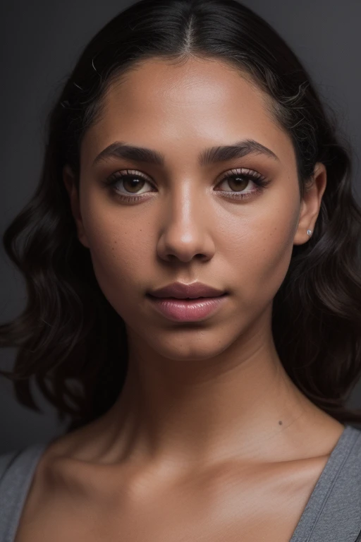 DEN_maia_serena,
((headshot:1.2) portrait on a (plain dark grey background:1.2), (headshot:1.2), (face focus:1.1), (soft focus:1.2), low lighting, (out of focus:1.2):1.2),
bokeh, f1.4, 40mm, photorealistic, raw, 8k, textured skin, skin pores, intricate details <lora:epi_noiseoffset2:1>, epiCRealism