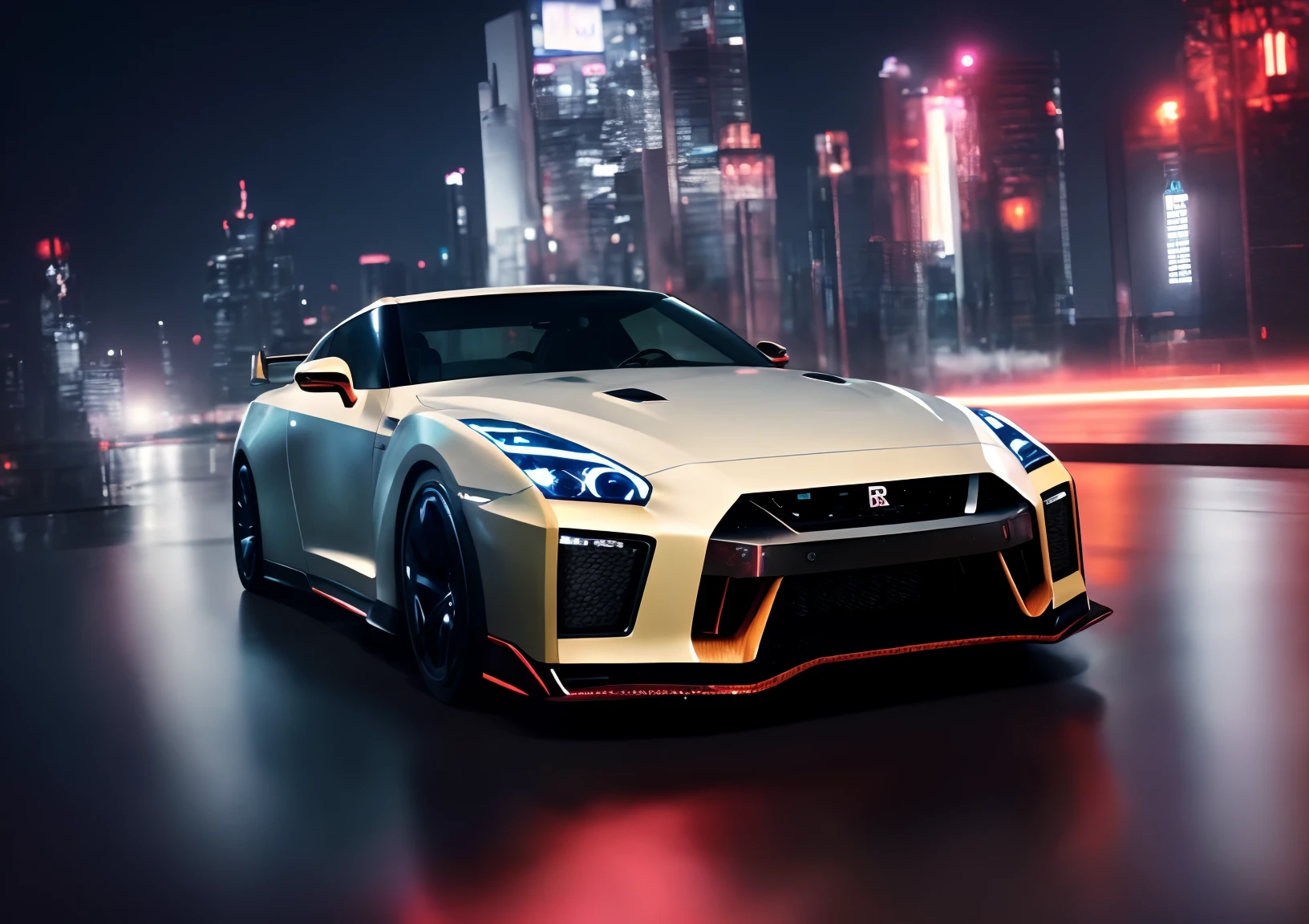 best quality,GTR,GTR car logos,masterpiece,highly detailed photorealistic 8k raw photo,Rainy night,night,bright tones,real light and shadow,volumetric lighting and shadows,the front of the car has a GTR logo,ftkr,cutting-edge design,showcasing sleek lines,advanced features,innovation. Place it in a setting that complements its futuristic nature,whether it's a futuristic cityscape,a high-tech laboratory,or an environment of your choice,but one that truly emphasizes the car's futuristic qualities,1girl driving car,sprktt,cutting-edge design,showcasing sleek lines,advanced features,innovation,futuristic cityscape,high-tech laboratory,futuristic cityscape background,Full shot,shiny and reflective bodywork,8k,<lora:GTR:0.8>,