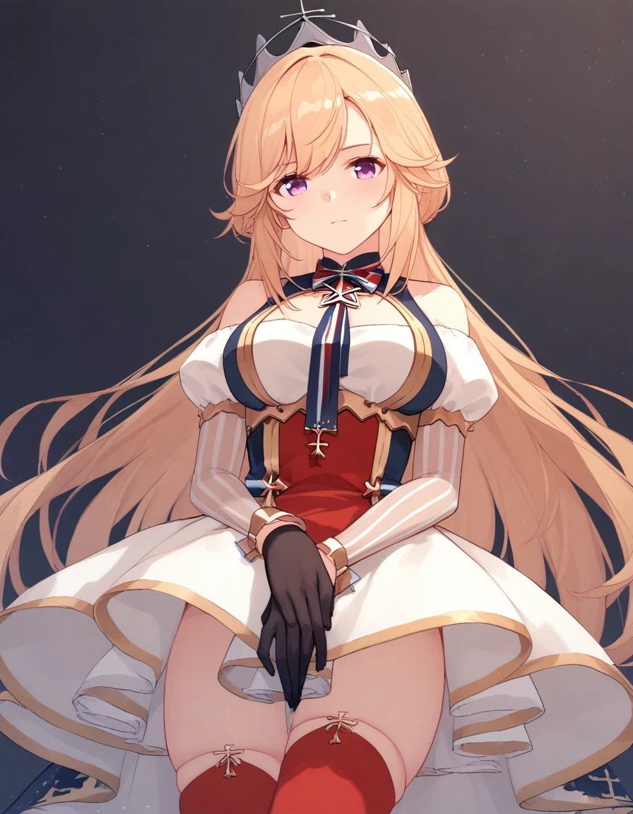 (ultra detailed,highres,absurdres,absolutely resolution:1.3),
(rain:1.4), (messy room,debris,rubble:1.4),
(outdoors,abandoned hospital,desolation,wasteland:1.3),
1girl, solo, clothes reflecting light, cinematic lighting, BREAK
(torn clothes:1.4), (torn dress,torn skirt:1.3), (torn:1.3),
(show off nipples:1.3), ((nipples)), nsfw, BREAK
(sitting on the floor,leaning back:1.4), (against the wall,peeling wall:1.3), ((slouching,spread legs)), (pussy:1.3), (arms down:1.3), (dead girl:1.2), BREAK
(cum in pussy:1.3), (creampie,cum_pool:1.4), A lot of semen is overflowing from her vagina, Semen is dripping on the floor, (cum,after sex:1.3), BREAK
(expressionless:1.4), (((empty eyes))), drooling, (saliva trail):1.3, (streaming tears):1.3, (open mouth):1.2, (dirty face:1.2), BREAK
(Alfin Reise Arnor,blonde hair,very long hair,forehead,parted bangs,sidelocks,wing hair ornament,:1.3), BREAK
(Alfin Reise Arnor,frills,purple striped ribbon,white frilled sleeves,white bowtie:1.3), red dress, broach, over skirt, BREAK
(wearing red footwear:1.3), high heels,