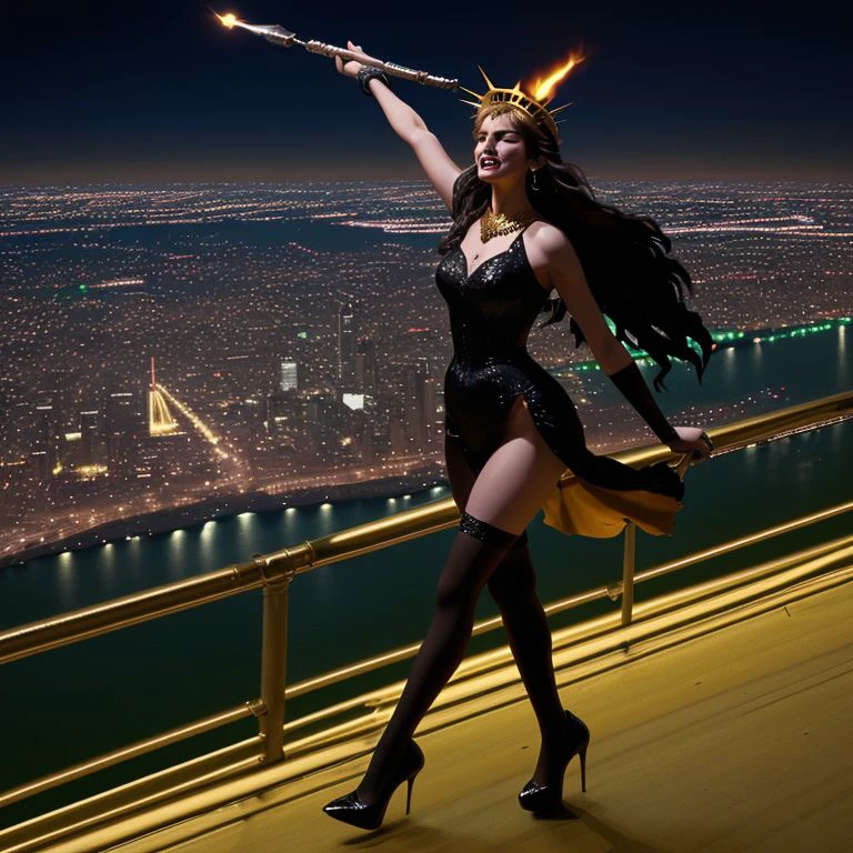 A medieval Goddess warrior fighting in the battlefield, dressed in black, laced dress, torn dress, full body, work of malediction and death, The Great One of the Night of Time, stand up and shout. Dominant pose. Realistic hands. Ball of fire in hand. [The character is surrounded by mist, evoking a mysterious and eerie atmosphere. The lighting is dark and atmospheric, with smoke adding a touch of sinister ambiance. Best quality image, HDR enhancement, showcasing the utmost level of detail and realism, full body shot:1.5]. [8K, Best Quality, Ultra High Resolution, (highly detailed CG unity 8k wallpaper), (best photo), cry, (best shadows), isometric 3D, octane rendering, ray tracing, highly detailed, (Best quality, 4K, 8k:1.2), absurdity, ultra detailed, (realistic, photorealistic, photorealistic:1.37), complex parts, HDR, (complex parts:1.12), (hyper detailed, hyper realistic, Soft lighting, spicy:1.2), (complex parts, Hyper detailed:1.15). Blurred foreground. (backlit), masterpiece, high quality, brightness, chromatic aberration, foggy smoke, shadows, contrast, clear sky, (warm hue, warm tone), high details, natural reflections]. (YES SFW)