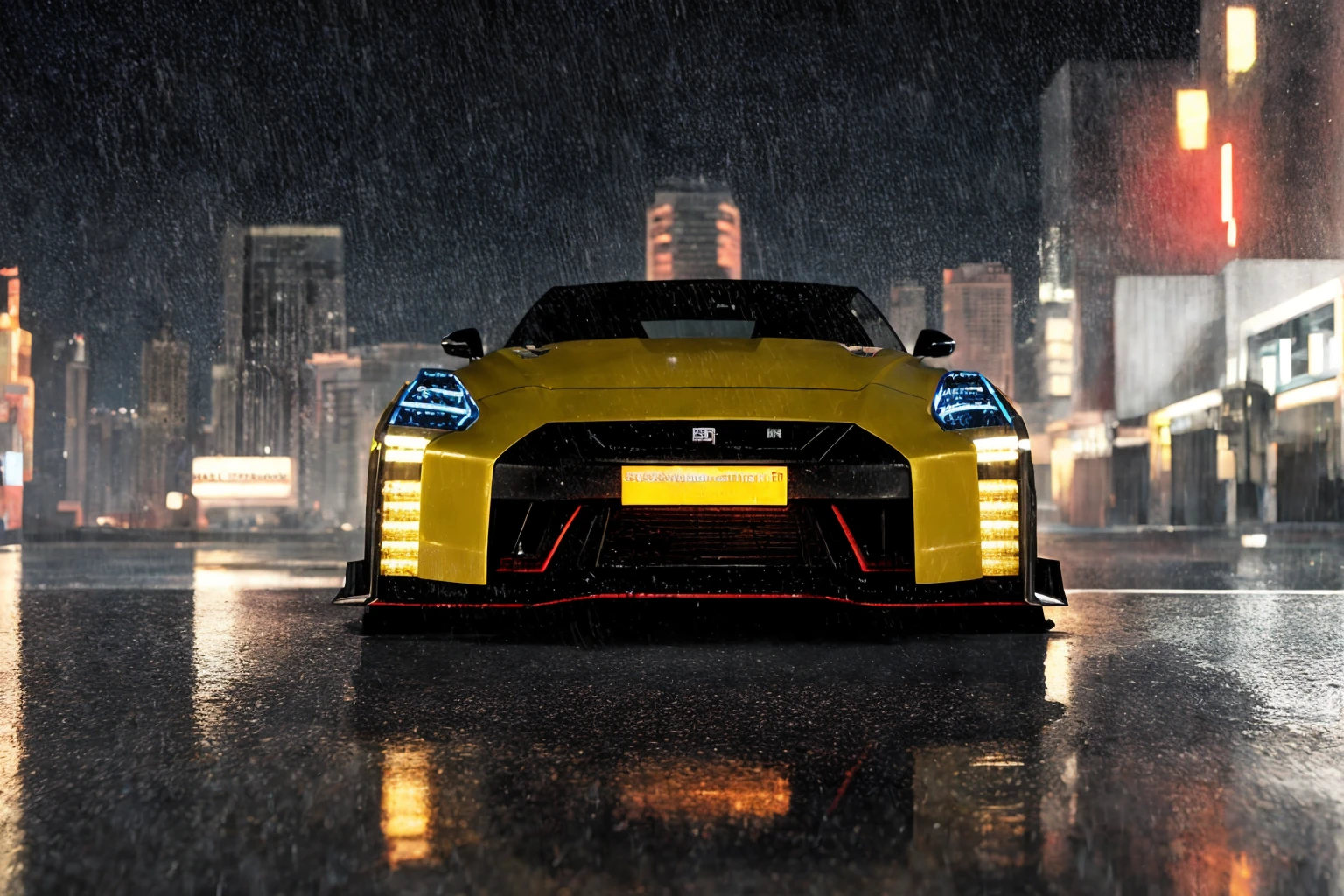 best quality,GTR,GTR car logos,masterpiece,highly detailed photorealistic 8k raw photo,Rainy night,night,bright tones,real light and shadow,volumetric lighting and shadows,the front of the car has a GTR logo,ftkr,cutting-edge design,showcasing sleek lines,advanced features,innovation. Place it in a setting that complements its futuristic nature,whether it's a futuristic cityscape,a high-tech laboratory,or an environment of your choice,but one that truly emphasizes the car's futuristic qualities,1girl driving car,sprktt,cutting-edge design,showcasing sleek lines,advanced features,innovation,futuristic cityscape,high-tech laboratory,futuristic cityscape background,Full shot,shiny and reflective bodywork,8k,<lora:GTR:0.8>,