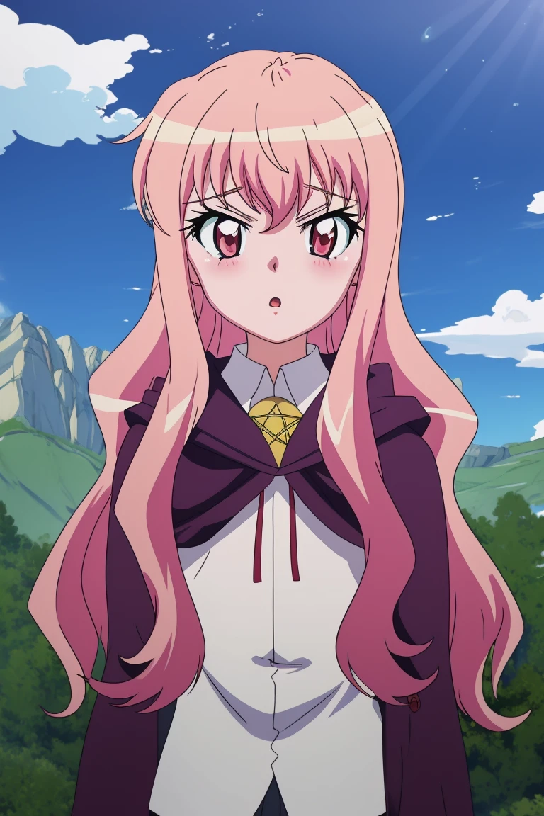 louise, outdoors, SFW
 <lora:zero no tsukaima:0.7>, 8k, masterpiece, absurdres, anime,