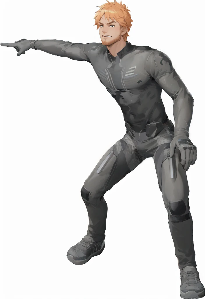 Turn the character around and see their back