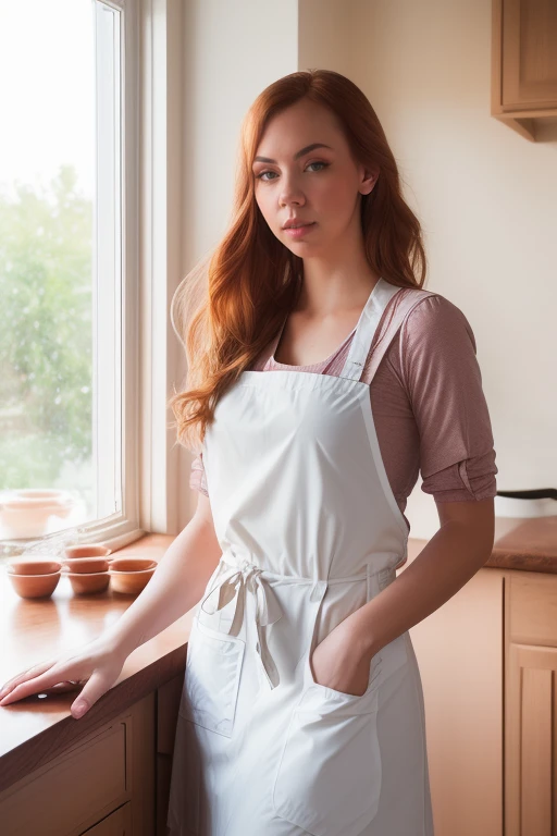 DEN_kayla_coyote,
(baking in a bright kitchen wearing an apron, pinny, baking, cooking, chef, apron:1.2),
bokeh, f1.4, 40mm, photorealistic, raw, 8k, textured skin, skin pores, intricate details <lora:epi_noiseoffset2:1>, epiCRealism <lora:ClothingAdjuster3:-1.3>