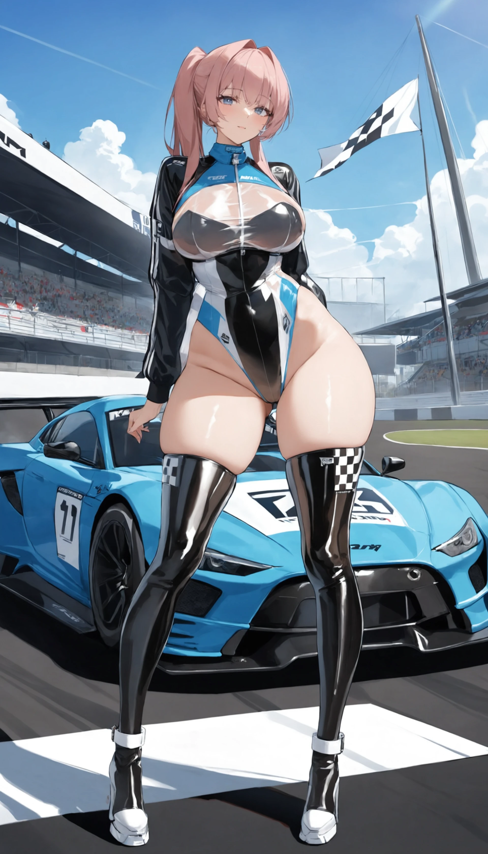 elegant,Full color high quality　Super huge breasts　woman　naked　Updo　 She is tied up and put on a go-kart with her legs spread, exposing her huge tits　ロープで全身を縛られた全nakedでオッパイが物凄く大きな婦人警官女　Super busty woman with huge nipples　Exposed huge boobs　Erect nipples Pussy　headset　Police hat　Ahegao　Black Stockings　Big Ass　