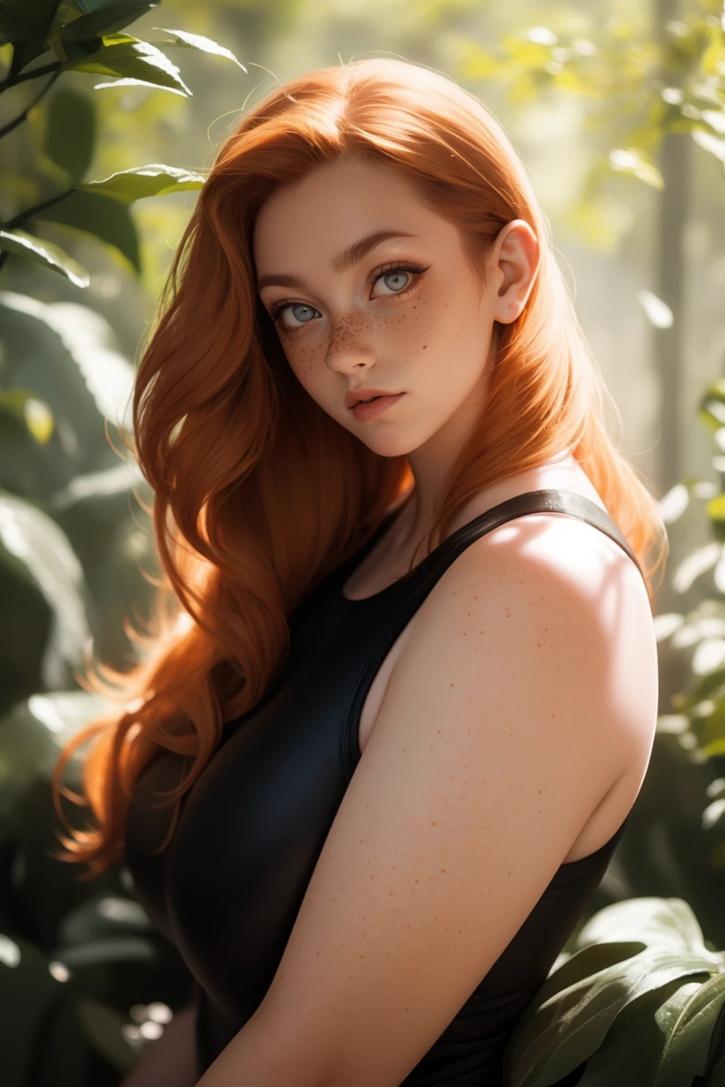 <lora:detail_slider_v4:1> <lora:Fr3ckles:0.75> Fr3ckles, (ginger hair:1.2), long hair, grey eyes, freckles, 1girl, m00dygr33n <lora:m00dygr33n:0.75>