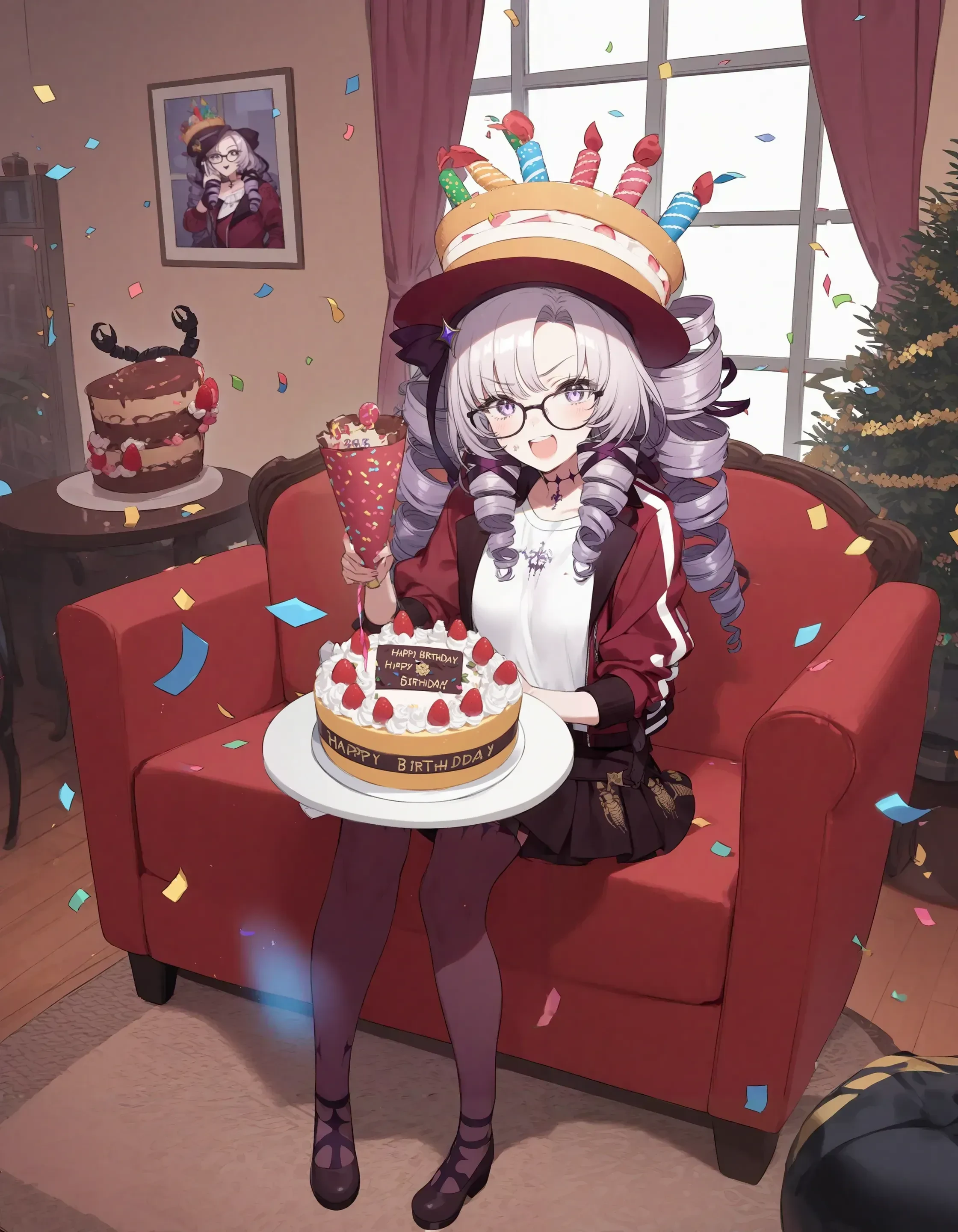 Cake Hat SDXL (Animagine + Pony) animagine