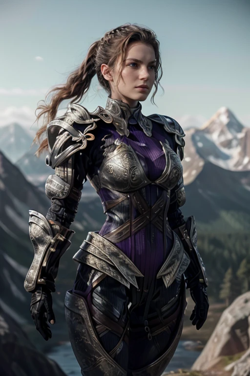<lora:HXarmour_027:0.7>,mountain,Dynamic pose,, hxarmour,1girl,(dark purple armour:1.3),, ultra-detailed,extremely delicate and beautiful,(by exquisite colors block),masterpiece,best quality,unreal engine 5 rendering, light,movie,movie specffects,detailed details,HDR,UHD,8K,CG wallpaper,