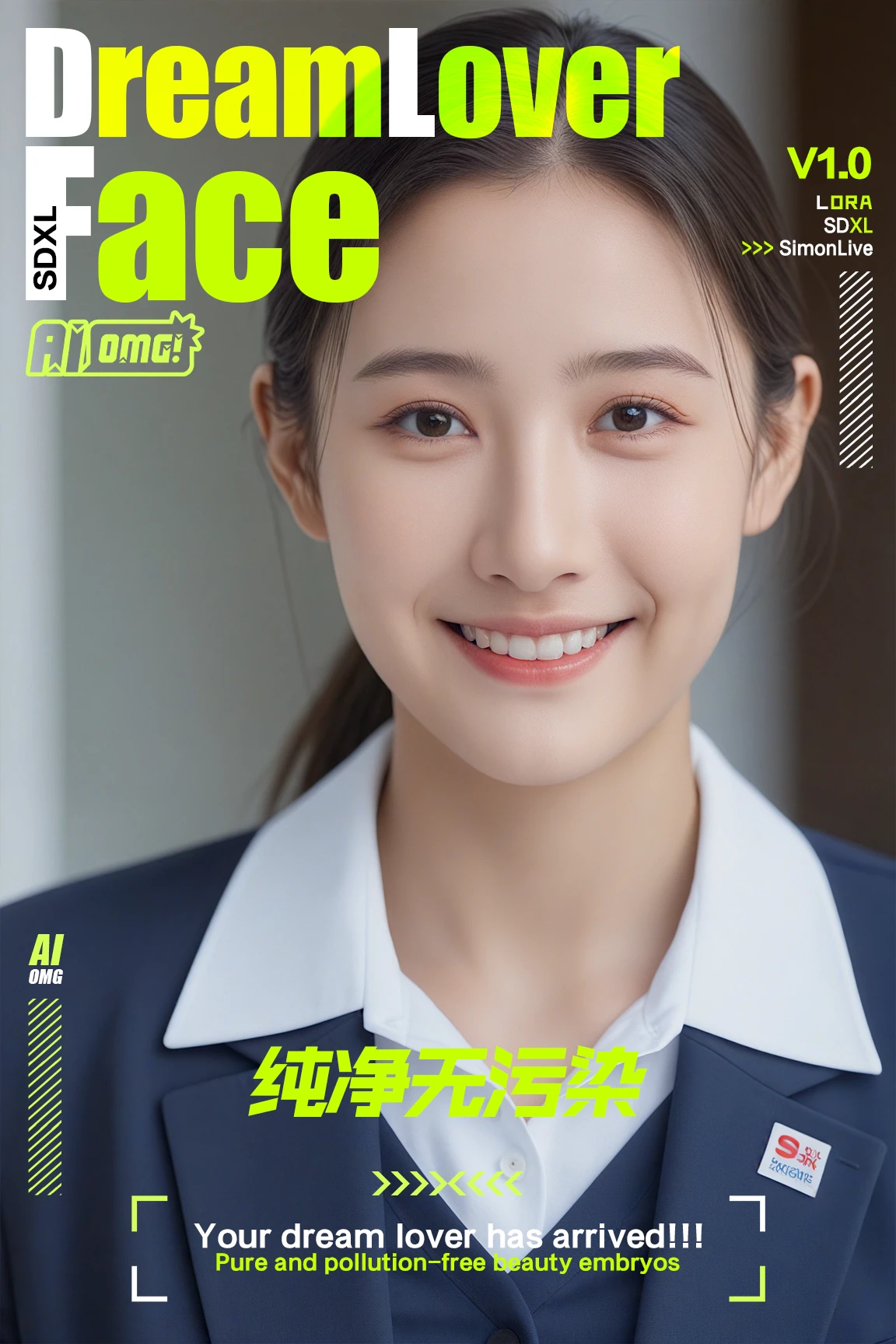 AiOMG-梦中情人脸模DreamLoverFaceXL_Lora v1.0