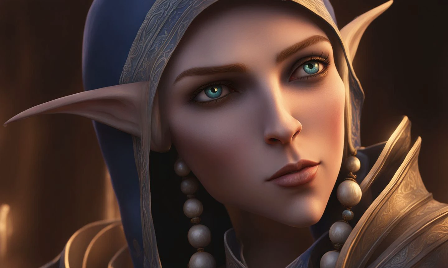 The girl with a pearl earring World of Warcraft cinematic style <lora:SDXL-World-of-Warcraft-cinematic-style-Lora-r32:0.8>