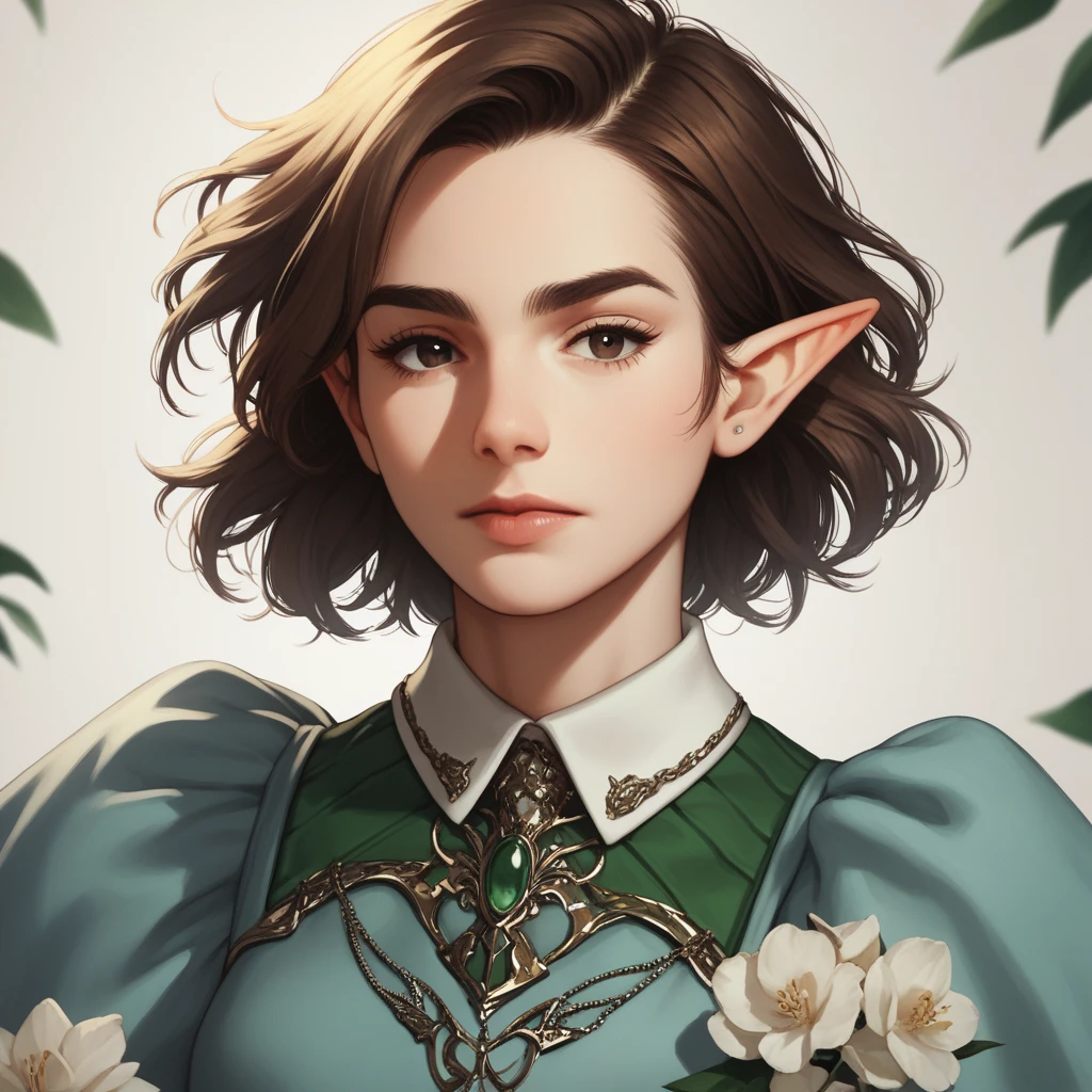 score_9, score_8_up, score_7_up, score_6_up,source_anime, anime 2d, a stunning brunette elf with pretty brown eyes, licollins, <lora:licollins_ponyxl_autism_xl_1_standard_licollins-000098:1>