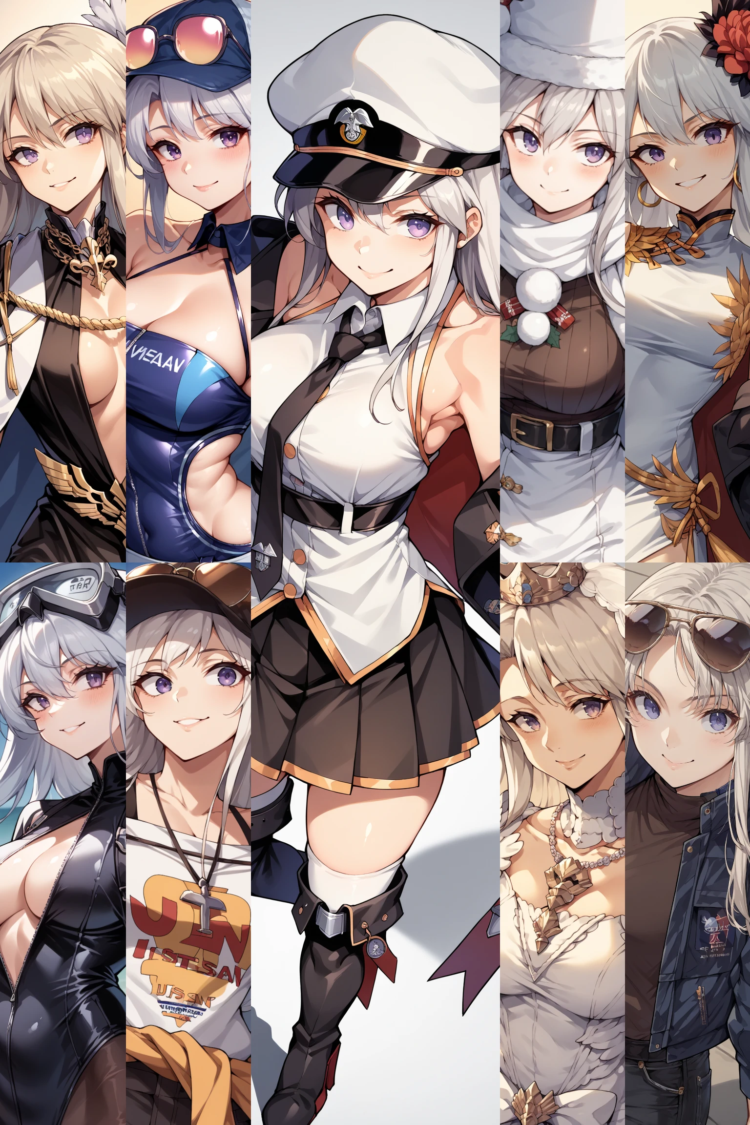 [CharacterXL Pony] Enterprise / 9 Outfit (Azur Lane)