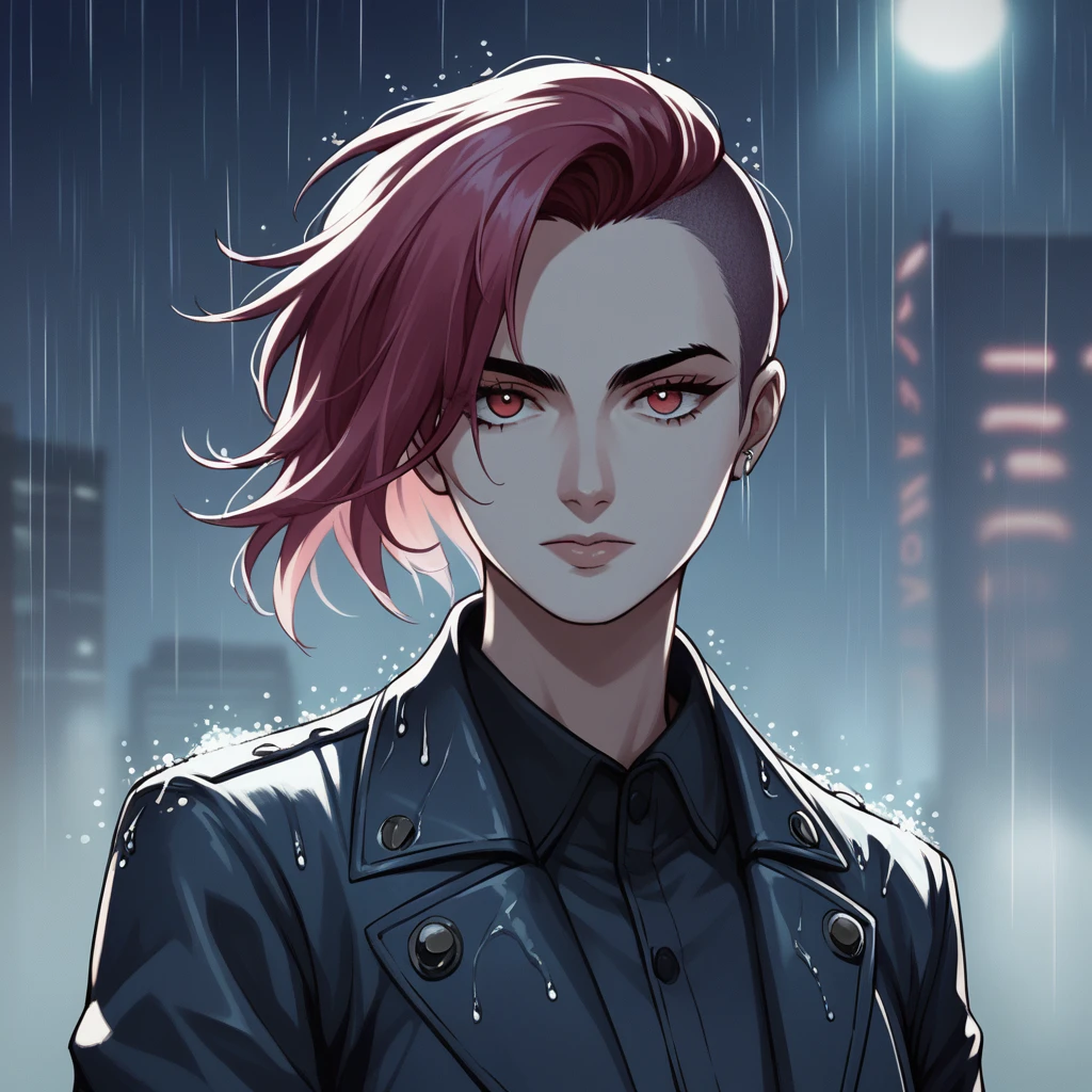 score_9, score_8_up, score_7_up, score_6_up,source_anime, anime 2d, a beautiful assassin woman with long side shaved hair, background night city neon future bladerunner anime, rainy, licollins, <lora:licollins_ponyxl_autism_xl_1_standard_licollins-000098:1.1>
