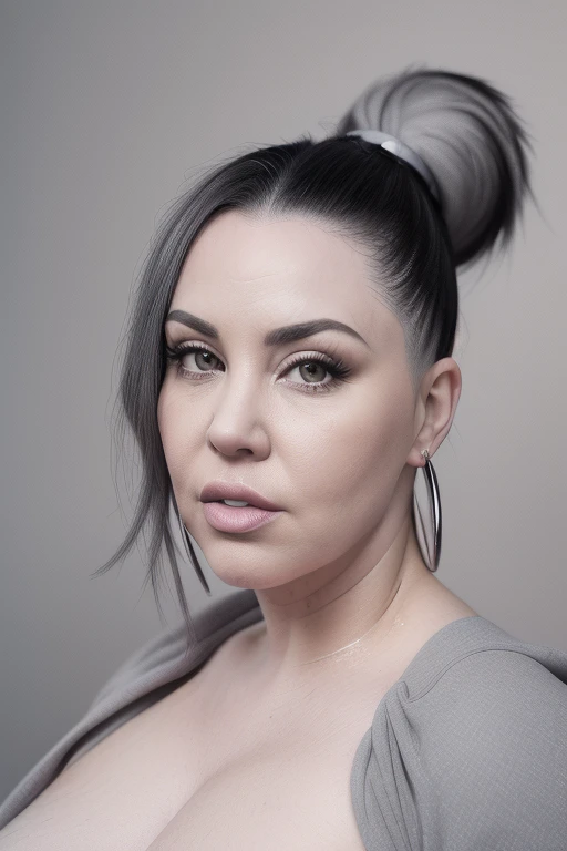 DEN_korina_kova,
((headshot:1.2) portrait on a (plain grey background:1.2), (headshot:1.2), (face focus:1.1), windswept chaotic hair, soft lighting, low contrast, low saturation:1.2),
bokeh, f1.4, 40mm, photorealistic, raw, 8k, textured skin, skin pores, intricate details <lora:epi_noiseoffset2:1>, epiCRealism