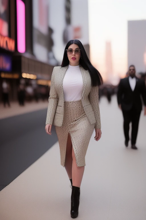 DEN_korina_kova,
(walking down Hollywood boulevard, a busy street scene, public, bustling, crowds, wearing a skirt and blazer:1.2),
bokeh, f1.4, 40mm, photorealistic, raw, 8k, textured skin, skin pores, intricate details <lora:epi_noiseoffset2:1>, epiCRealism <lora:ClothingAdjuster3:-1.3>