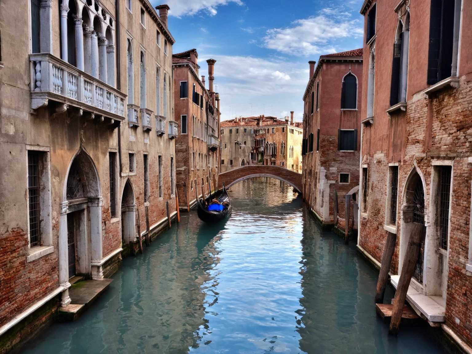 <lora:JJsVeniceBuilding_XL:1>,   ((VeniceBuilding)), ((masterpiece)), ((best quality)), scenery, outdoor, real world location, building, sky, cloud, day, water, street, boat, river,ripple,  realistic, reflection, soft lighting, high detailed,