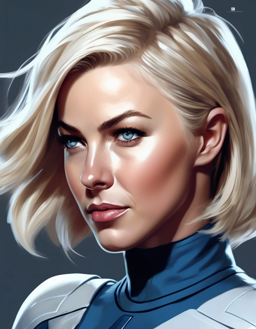 <lora:Julianne Hough V4-000006:1.0>, waist up  of jlnnhghdws woman, as Sue Storm, classic Fantastic Four uniform, highly detailed, digital painting, artstation, concept art, sharp focus, illustration, art by Tony Sart and artgerm and randy vargas