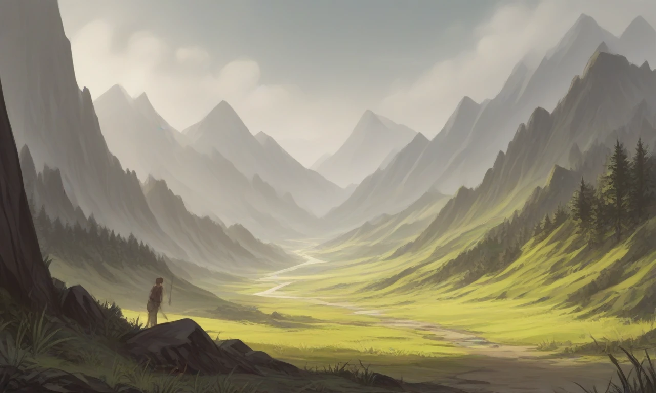 score_9, score_8_up, score_7_up, score_6_up, score_5_up, score_4_up, source_anime, BREAK, landscape, mountains, forest, cave,