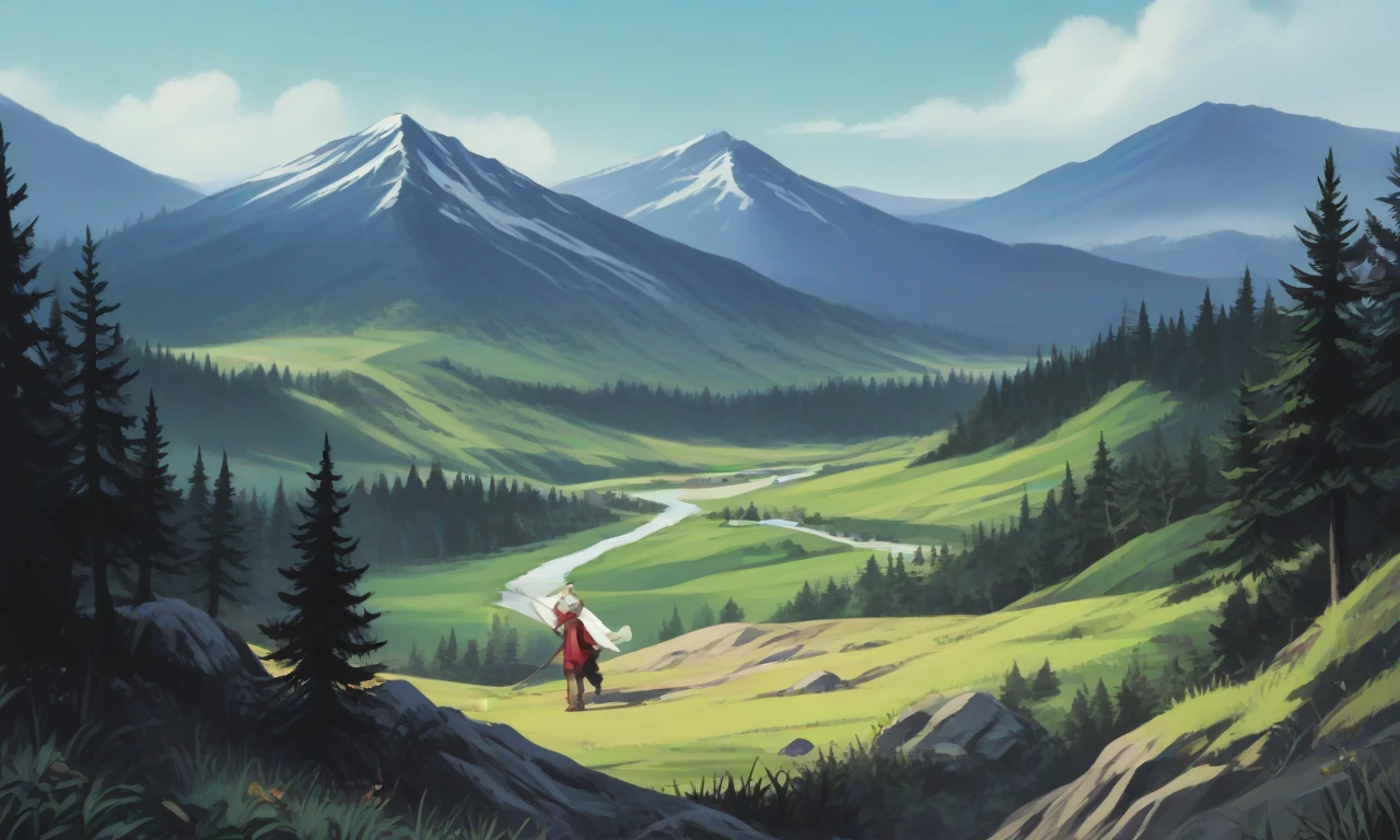 score_9, score_8_up, score_7_up, score_6_up, score_5_up, score_4_up, source_anime, BREAK, landscape, mountains, forest, cave, retro artstyle, <lora:PonyOldSchoolV2-08:1>