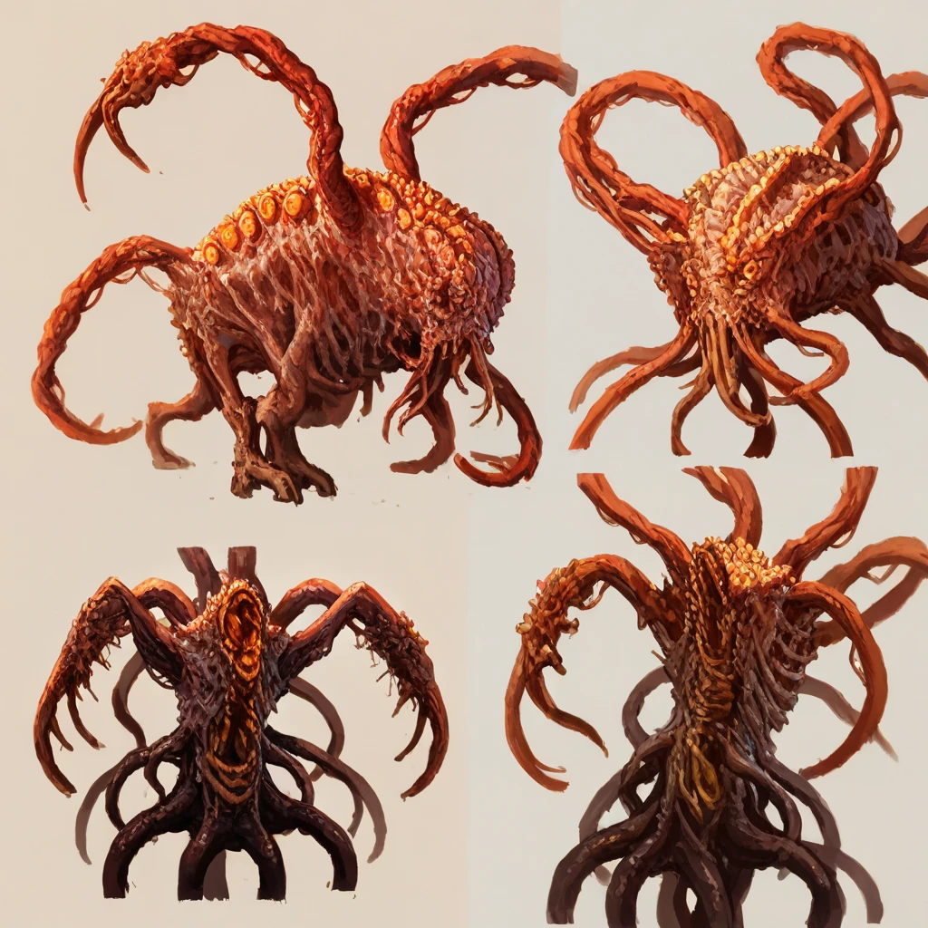It was a huge monster。It has a human-like appearance,He is more than a dozen feet tall,The limbs are thick and powerful,The eyes are like two hills,Spit sharp beast claws out of the mouth,The face is hideous and terrifying,The hair is brightly colored,The whole body exudes a strong demon aura。