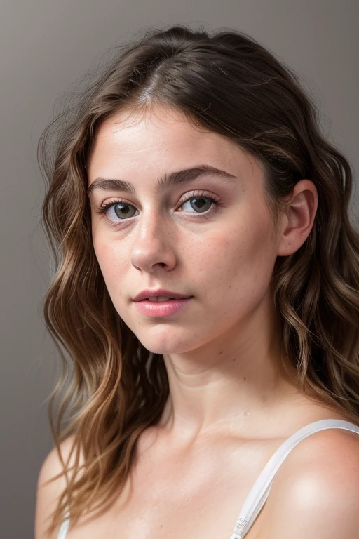 DEN_lavynder_rain,
((headshot:1.2) portrait on a (plain grey background:1.2), (headshot:1.2), (face focus:1.1), windswept chaotic hair, soft lighting, low contrast, low saturation:1.2),
bokeh, f1.4, 40mm, photorealistic, raw, 8k, textured skin, skin pores, intricate details  <lora:epi_noiseoffset2:1>, epiCRealism