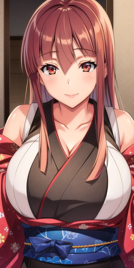 <lora:MihoYarimanV2:0.7> MihoYariman, huge_breasts, , standing, solo, kimono,, masterpiece, best_quality, detailed_face, detailed_eyes, highres, beautiful, detailed, absurdres,