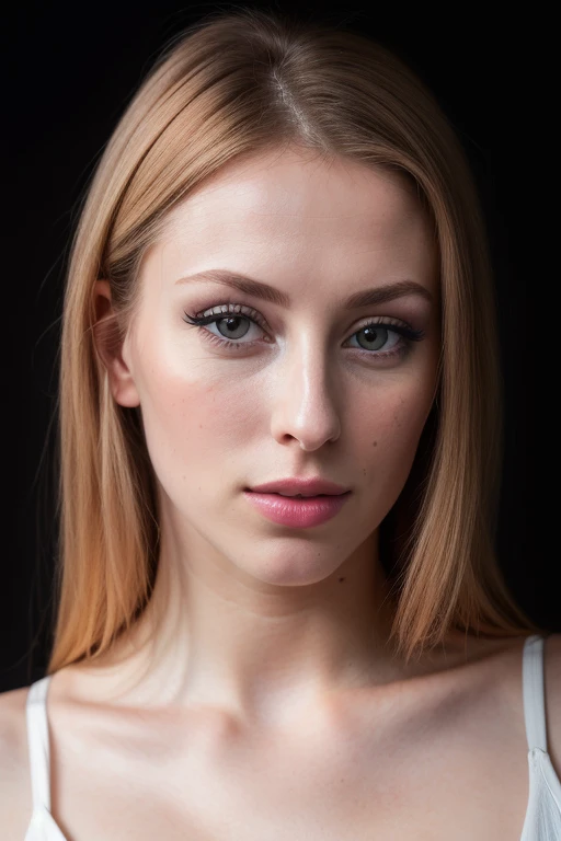 DEN_lady_melamori,
((headshot:1.2) portrait on a (plain black background:1.2), (headshot:1.2), (face focus:1.1), (facing the camera:1.2), Head in the centre, (eye contact:1.3), (intense stare:1.1), mouth open, (facing straightforward:1.2), (forward facing:1.1), Head, face, Head focus, Head tilted down, looking slightly up at the camera:1.2),
bokeh, f1.4, 40mm, photorealistic, raw, 8k, textured skin, skin pores, intricate details <lora:epi_noiseoffset2:1>, epiCRealism